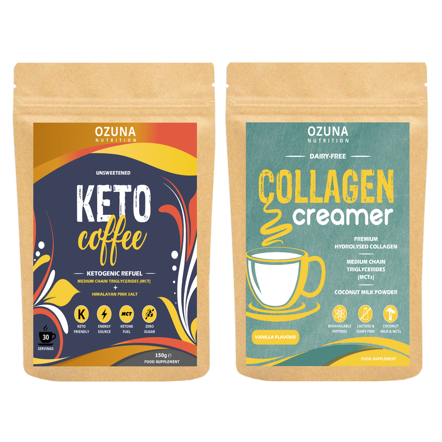 Instant Keto Coffee & Collagen Creamer Bundle