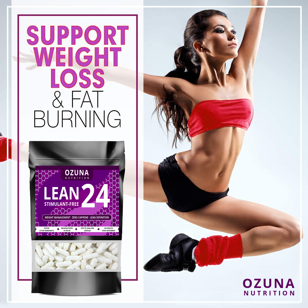 Lean24 Stimulant-Free Fat Burner Capsules