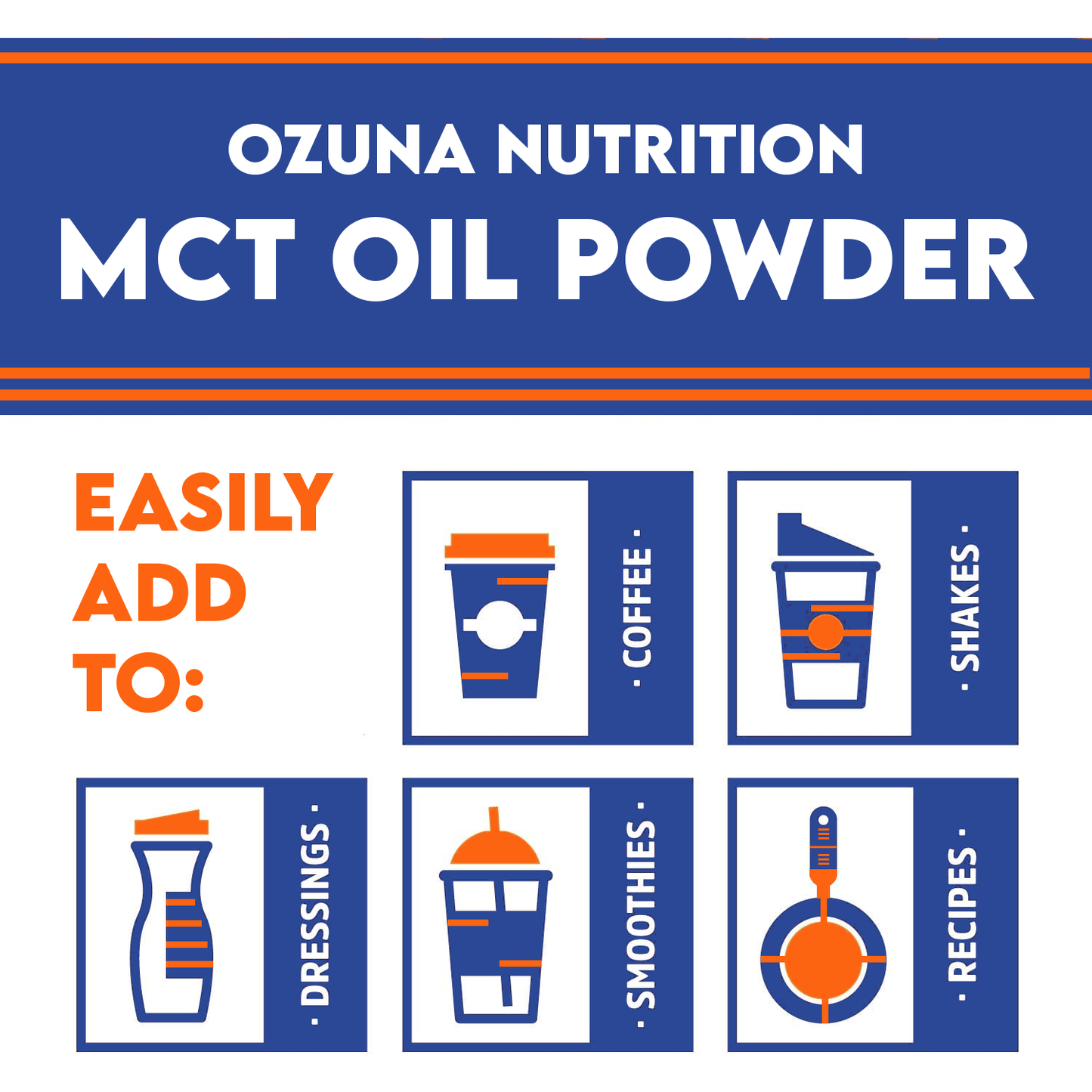 Premium C8 & C10 MCT Oil Powder