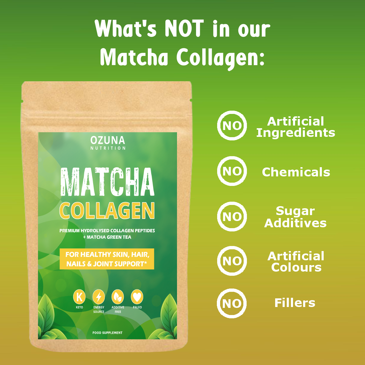 Matcha Collagen Powder