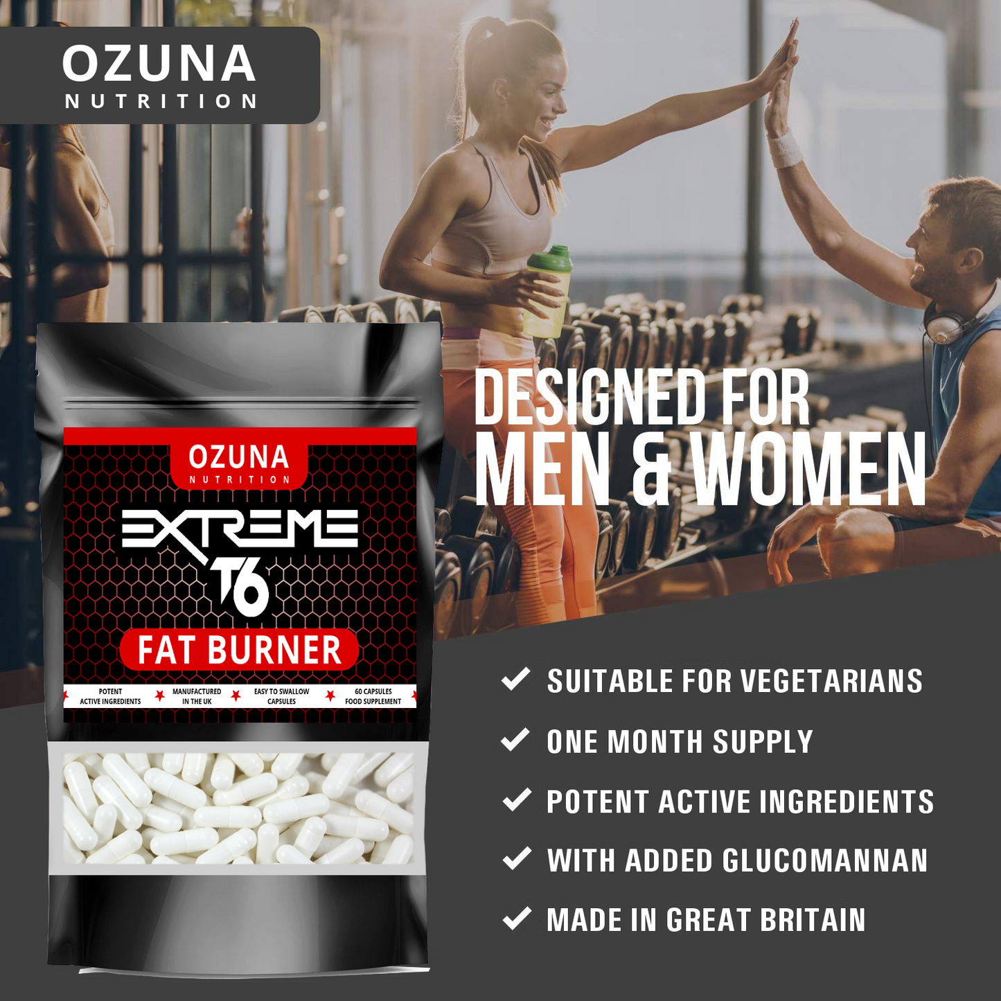 Extreme T6 Fat Burner Capsules