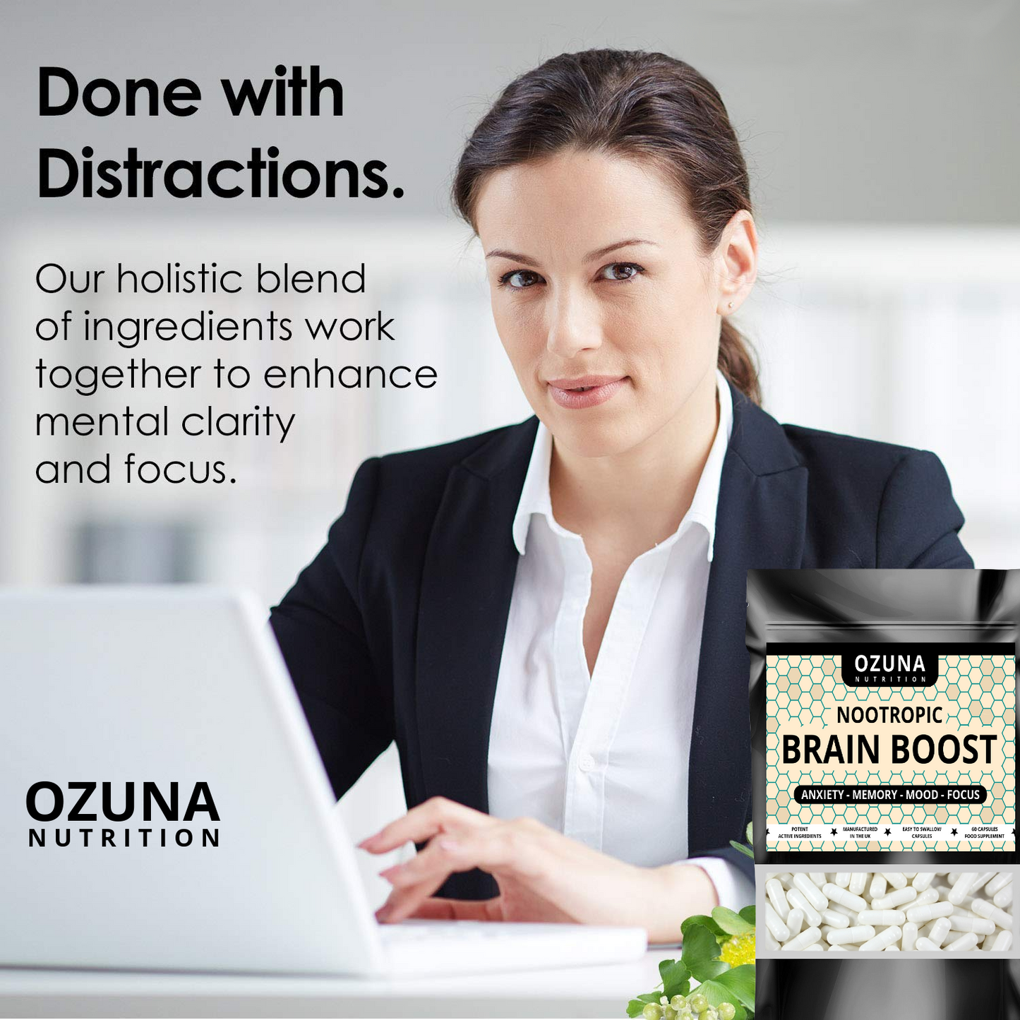 Nootropic Brain Boost Capsules