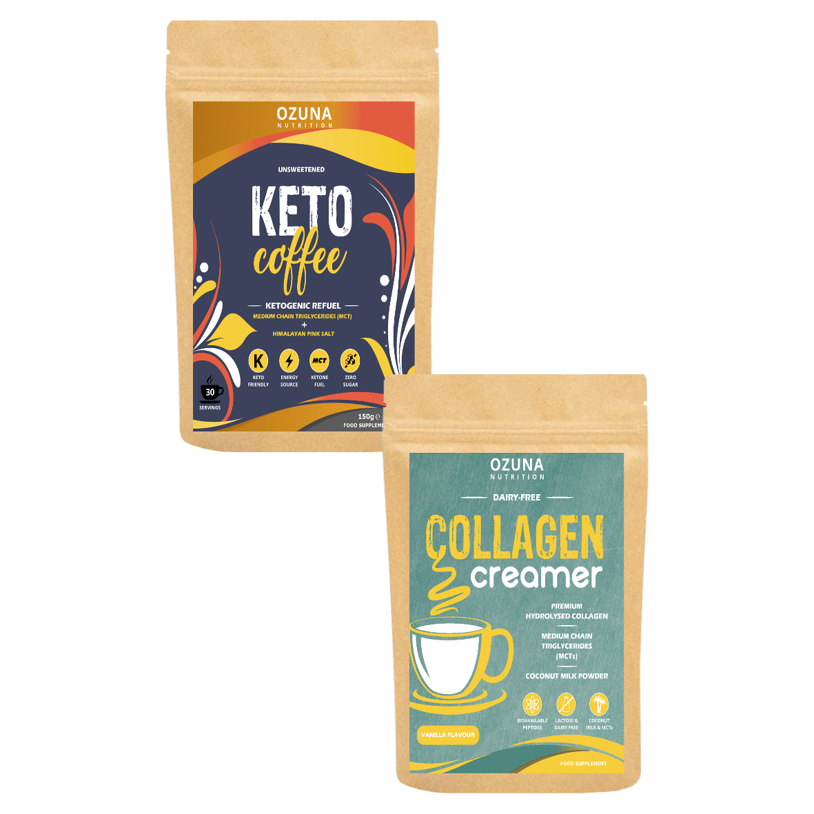 Instant Keto Coffee & Collagen Creamer Bundle