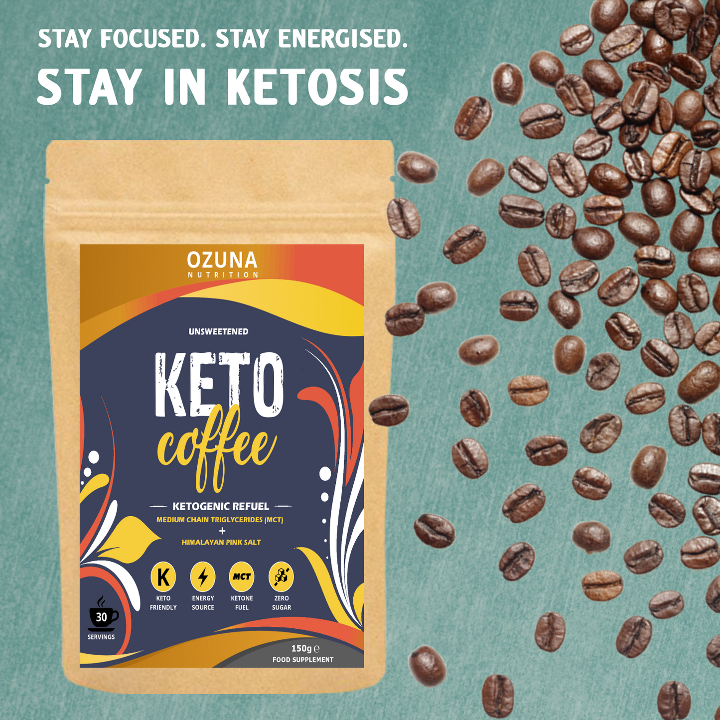 Ketogenic Refuel Instant Keto Coffee - Original