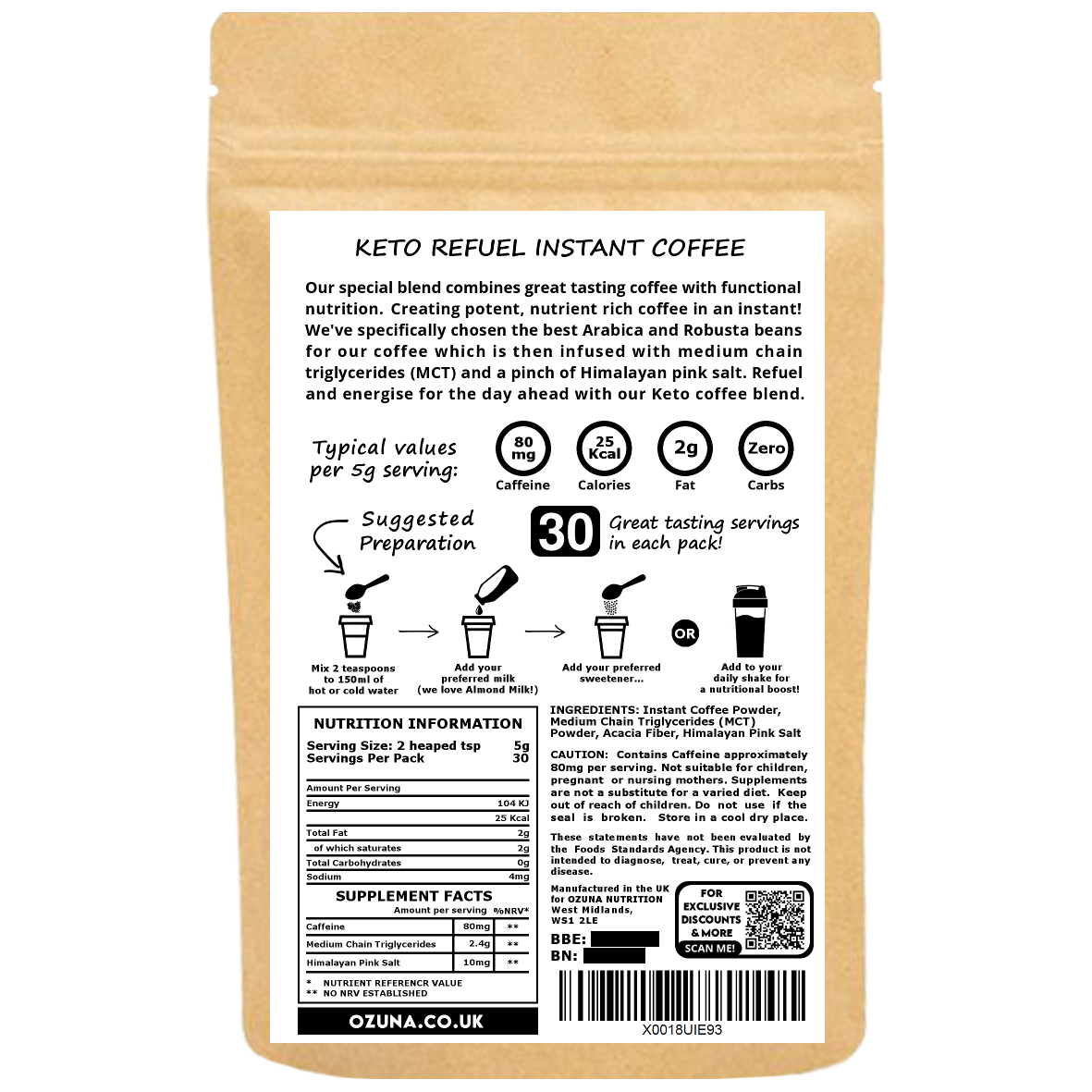 Instant Keto Coffee & MCT Powder Bundle