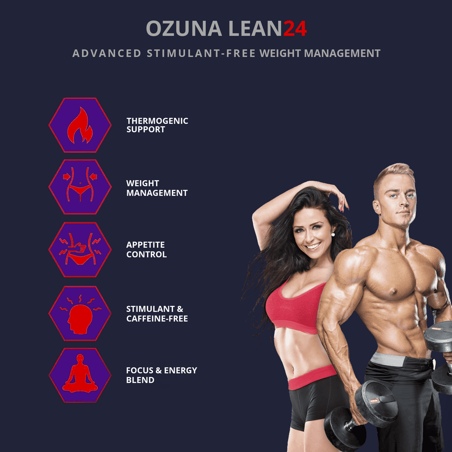 Lean24 Stimulant-Free Fat Burner Capsules