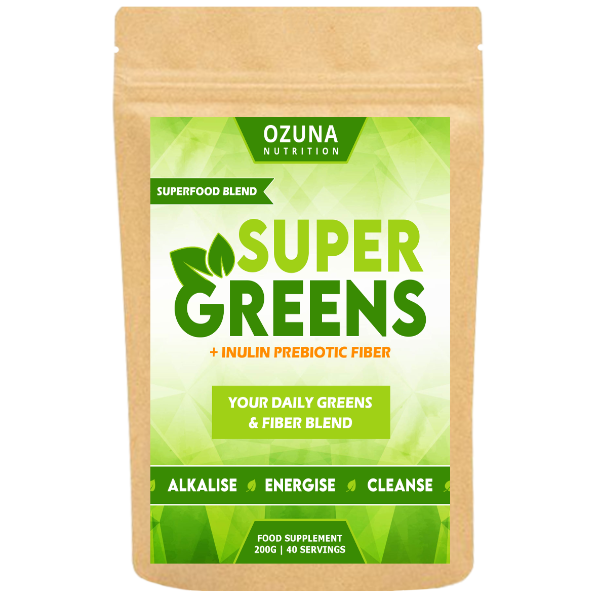 Super Greens Alkaline + Prebiotic Powder