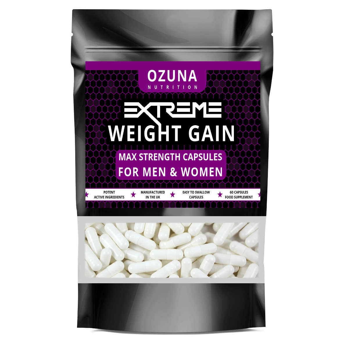 Extreme Weight Gain Capsules Ozuna Nutrition