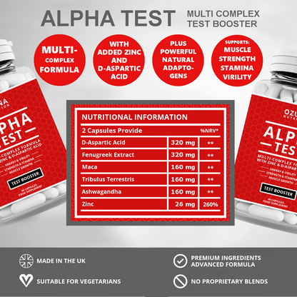 Alpha Test Testosterone Booster Capsules