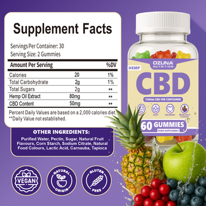 CBD High Strength Cannabidiol Gummies