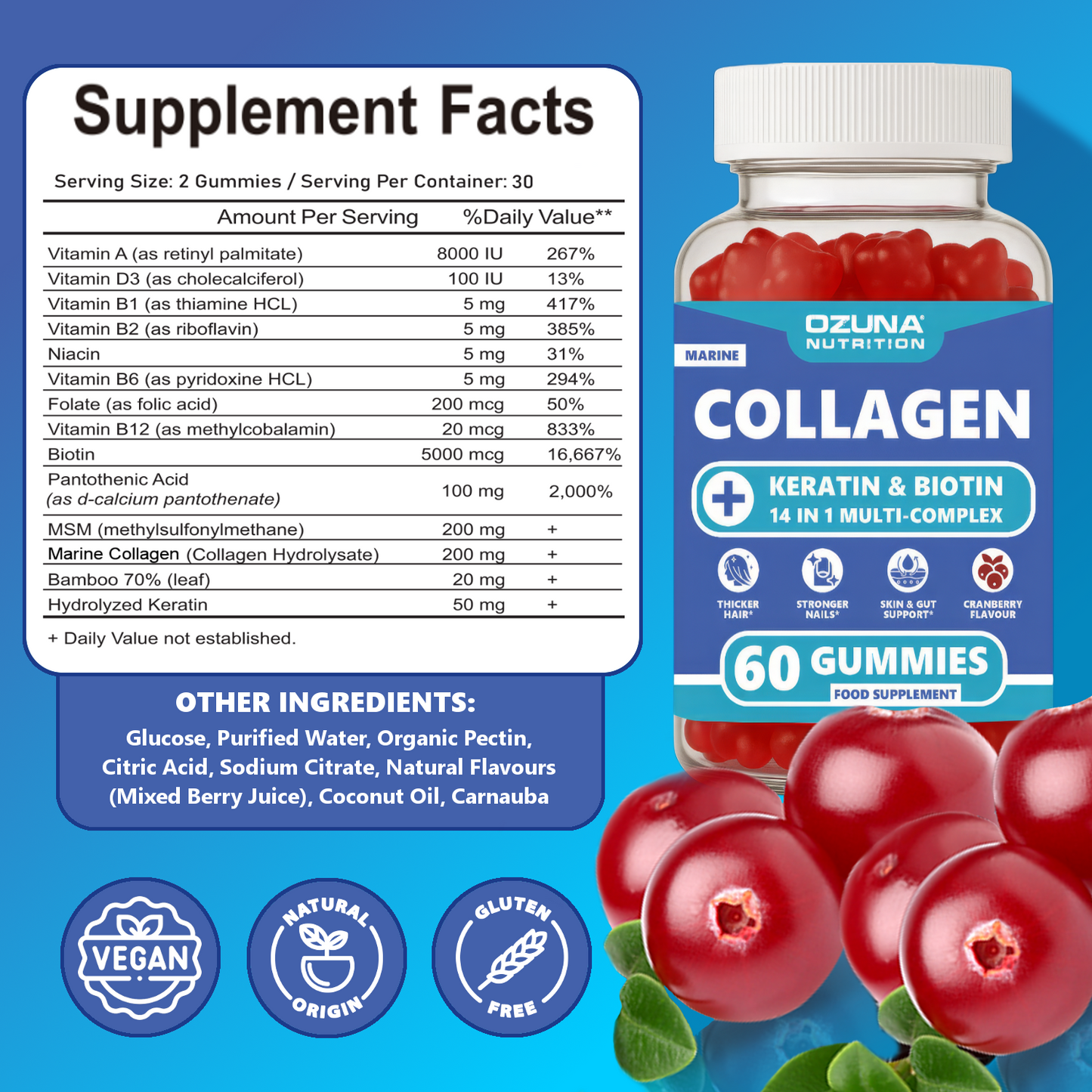 14-IN-1 Collagen Complex Gummies