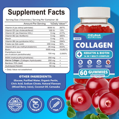 14-IN-1 Collagen Complex Gummies