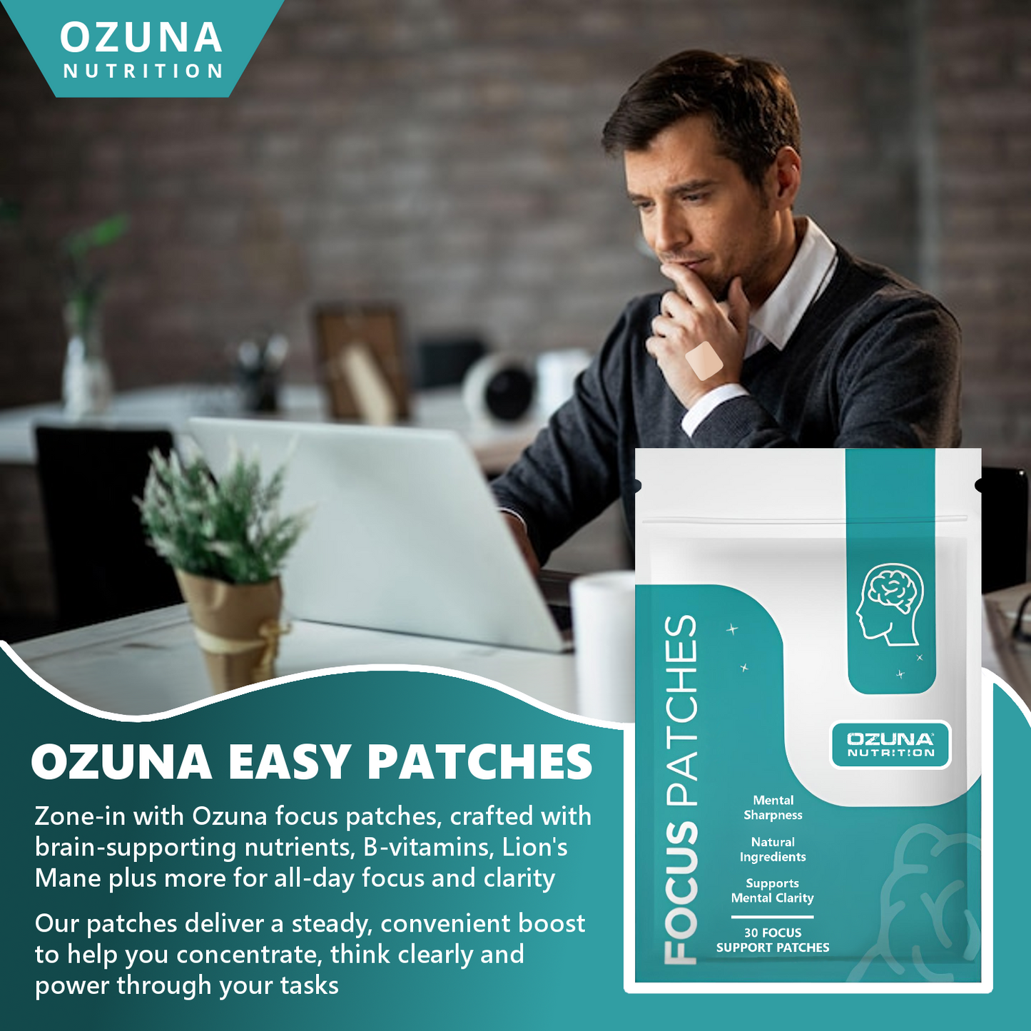 Focus Support Transdermal Patches
