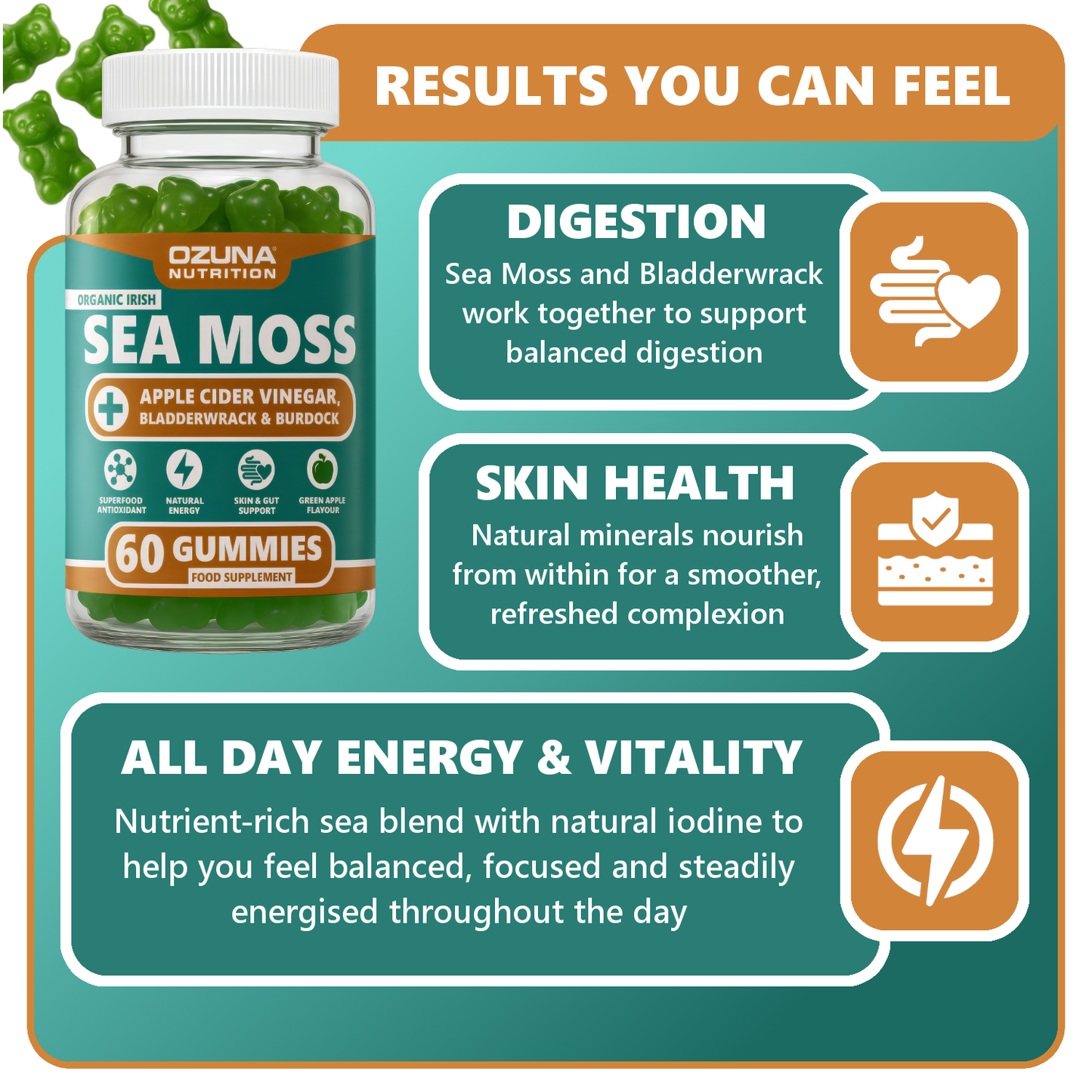 Organic Irish Sea Moss Gummies