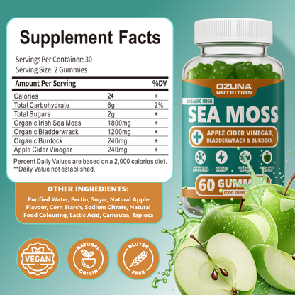 Organic Irish Sea Moss Gummies