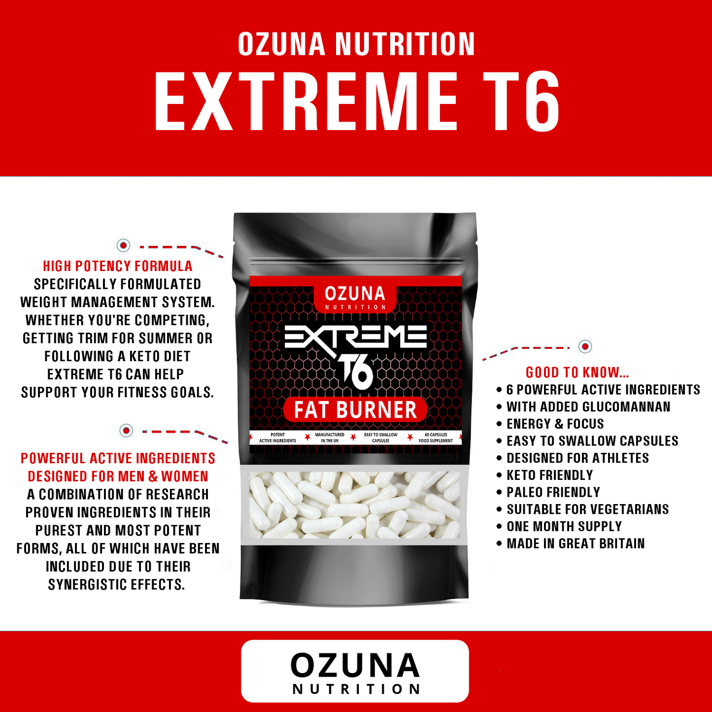 Extreme T6 Fat Burner Capsules