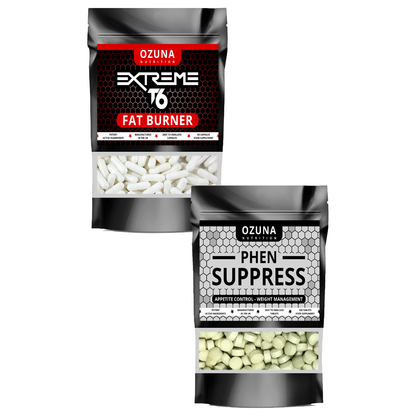 Extreme T6 Fat Burner & PHEN Suppress Appetite Suppressant Bundle