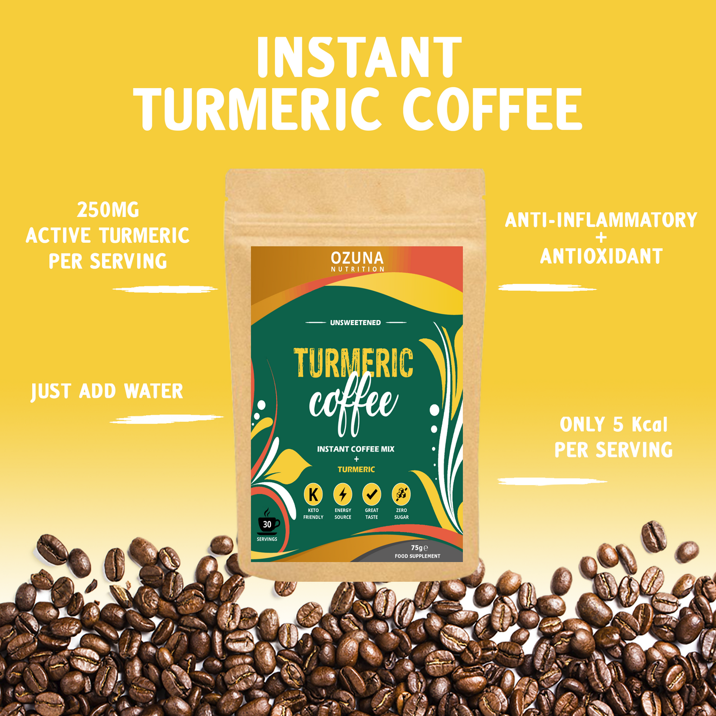 Instant Turmeric Coffee