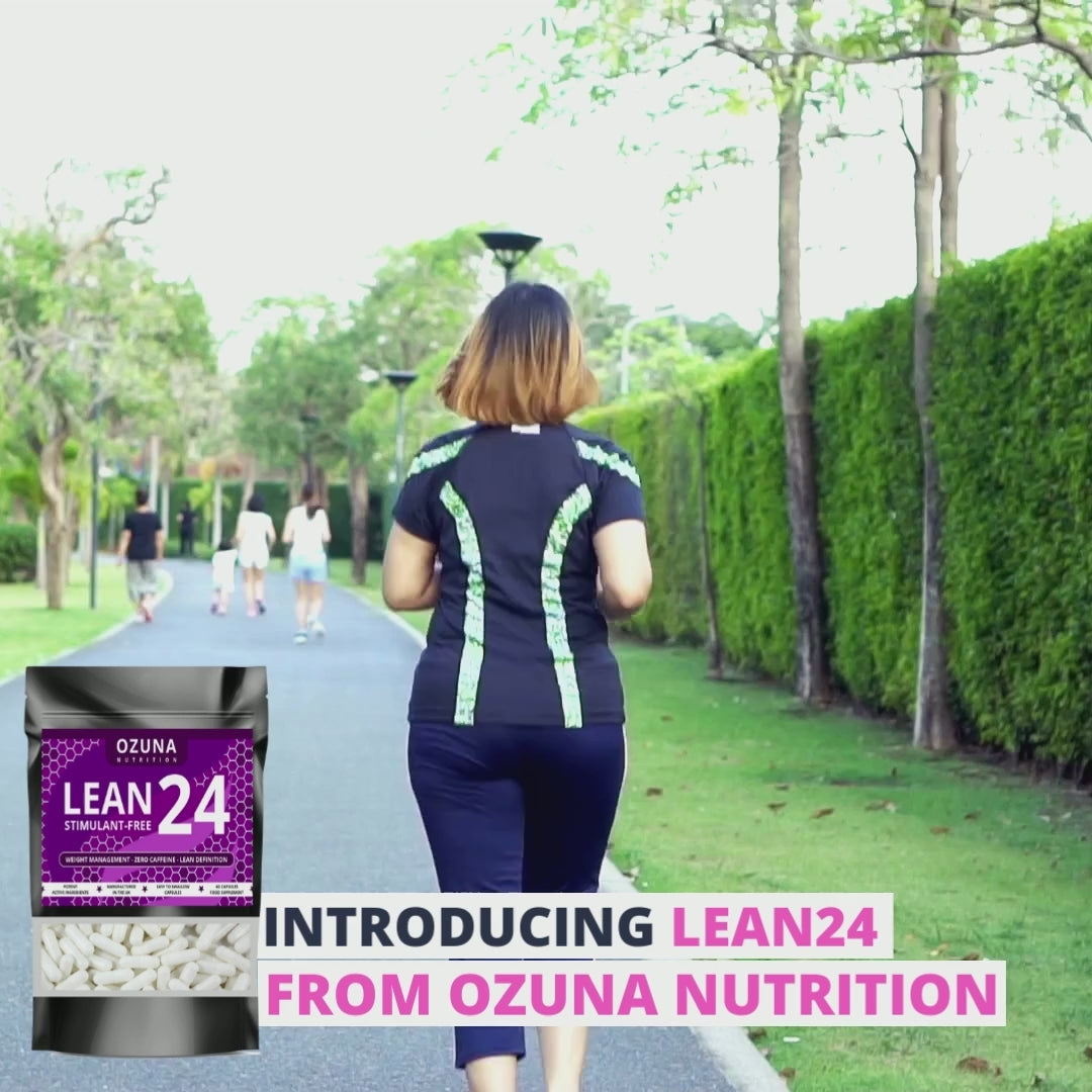 Lean24 Stimulant Free Fat Burner Capsules Ozuna Nutrition