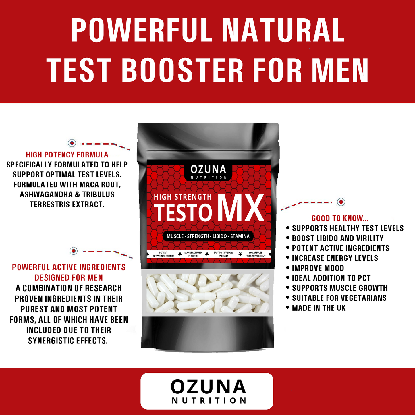 TestoMX Test Booster Capsules