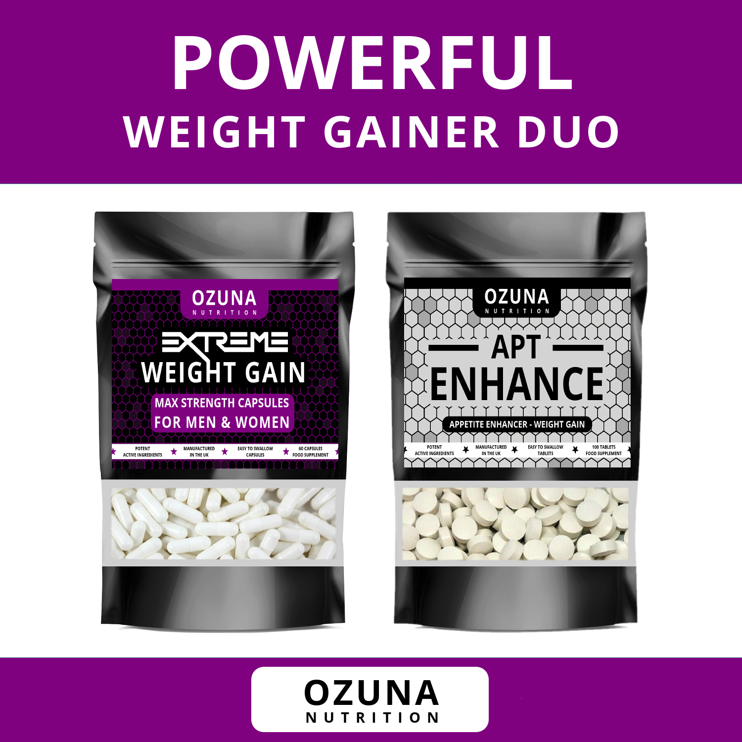 Extreme Weight Gain APT Enhance Bundle Ozuna Nutrition